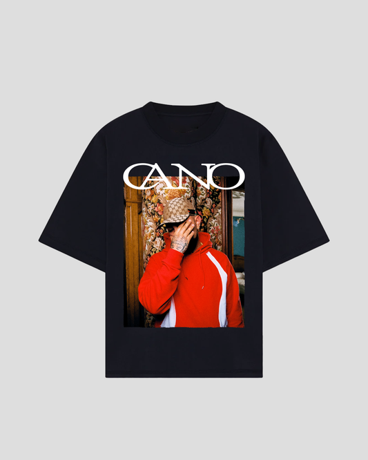 CAMISETA FOTO CANO NEGRA