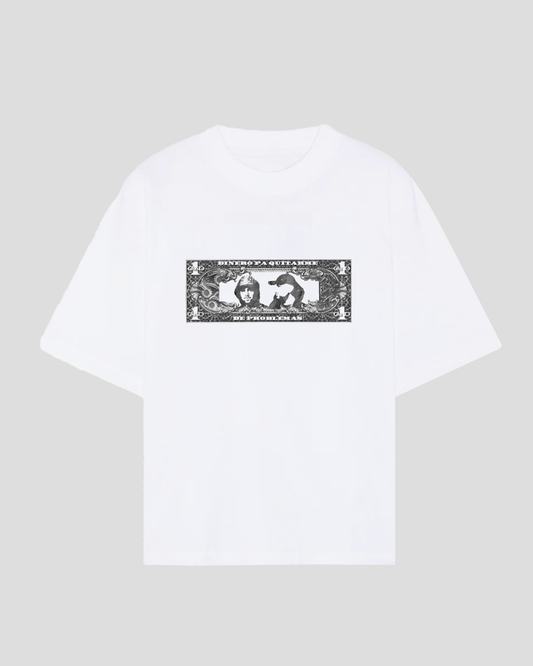 CAMISETA BILLETE BLANCA