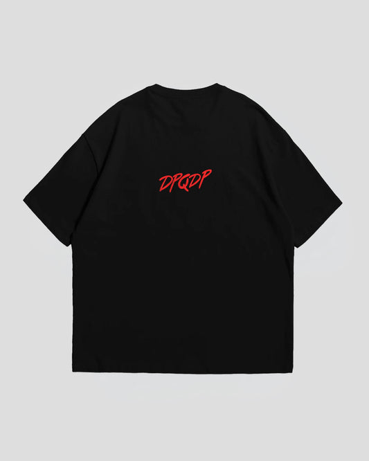 CAMISETA TRIPLE FOTO COLOR NEGRA